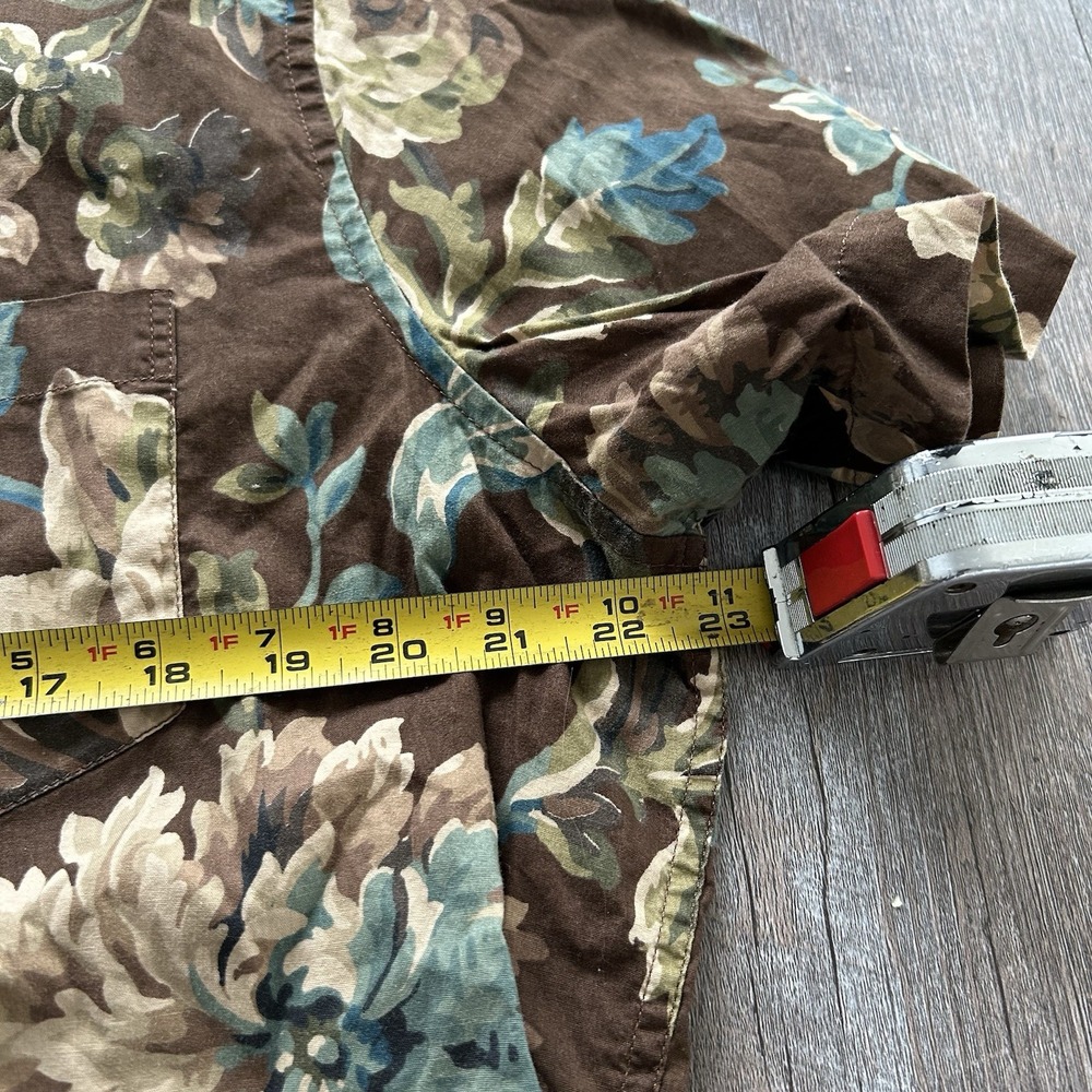 Polo Ralph Lauren Denim and Supply Floral Button Up Shirt Hawaiian Mens XL Lot - Picture 9 of 11